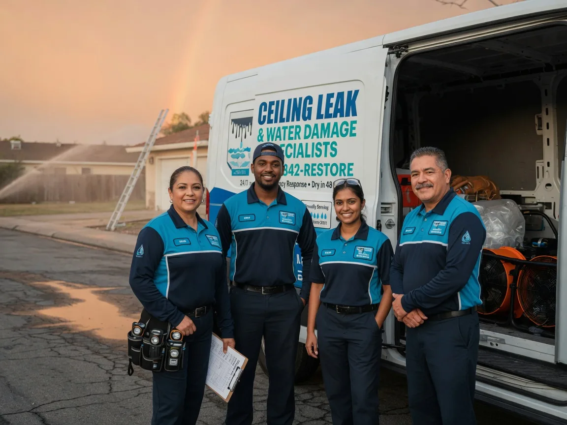 Ceiling Leak Cleanup company in Brunsville, IA