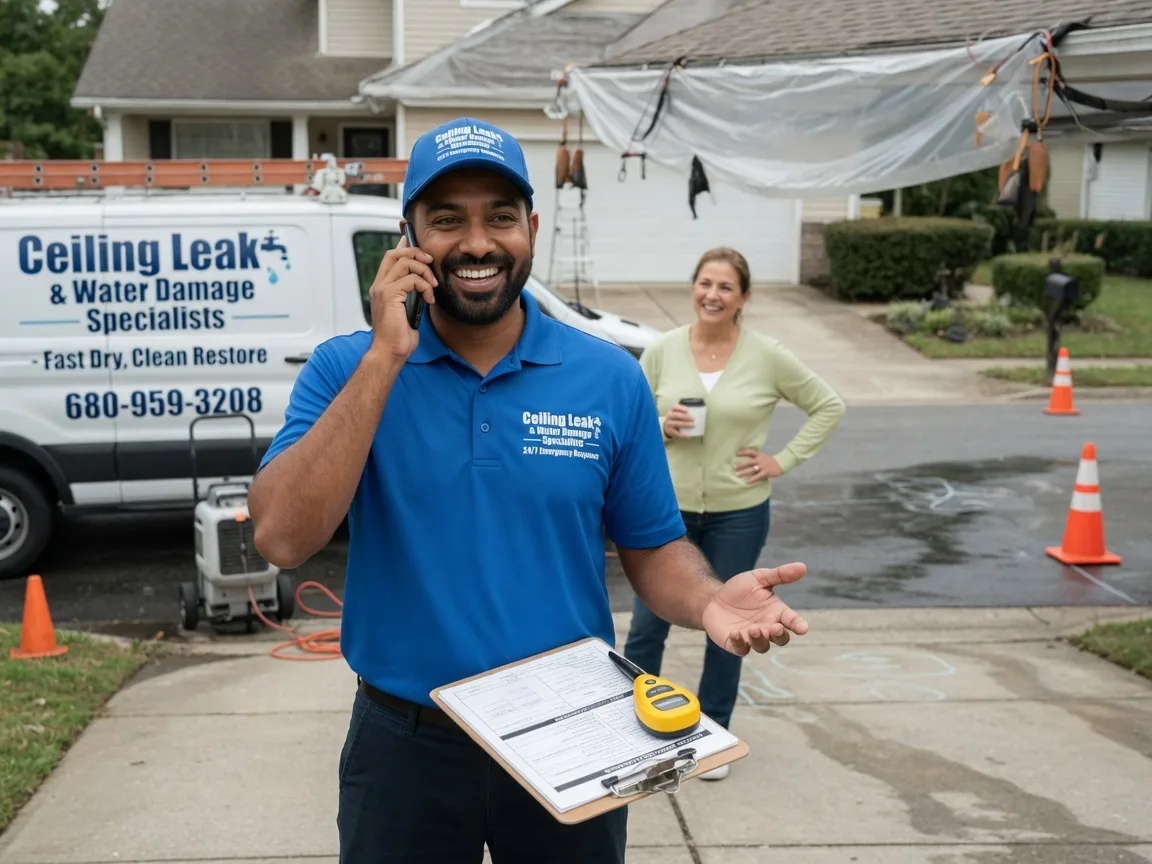 Ceiling Leak Cleanup Brunsville, IA FAQs